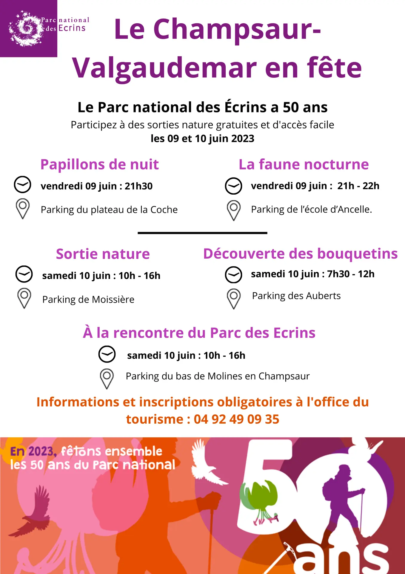 Le Parc National a 50 ans!