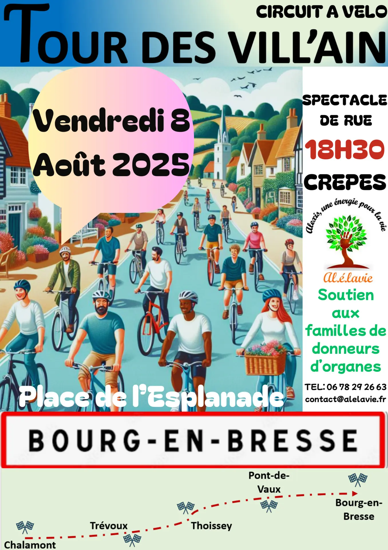 Affiche Tour des Vill'Ain