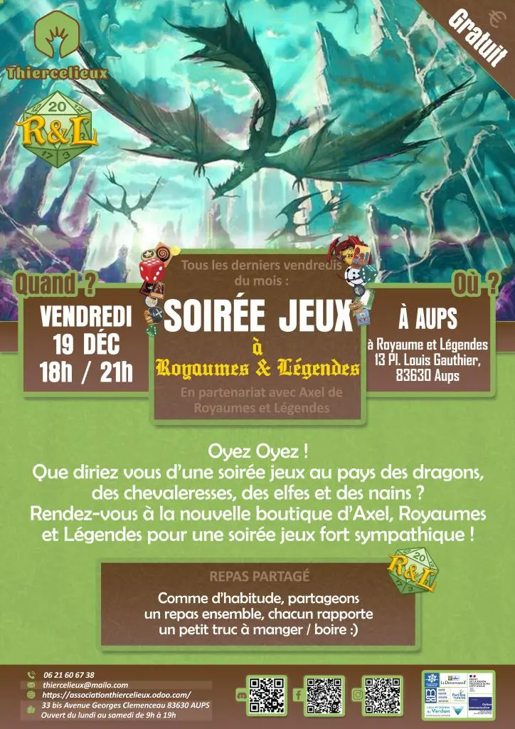 Soirée Jeux