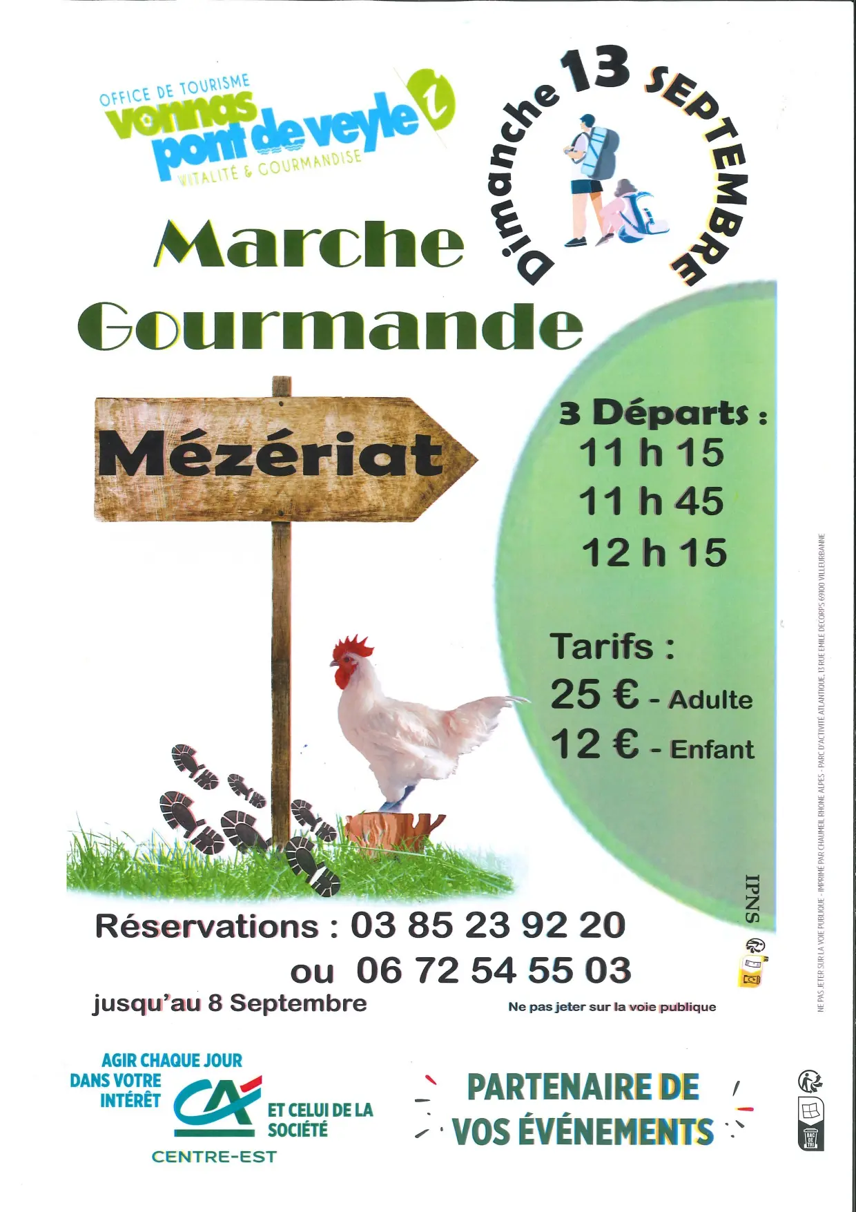 Affiche marche gourmande 2026