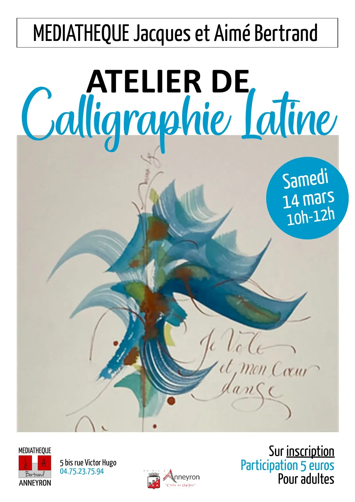 Affiche expliquant l'atelier