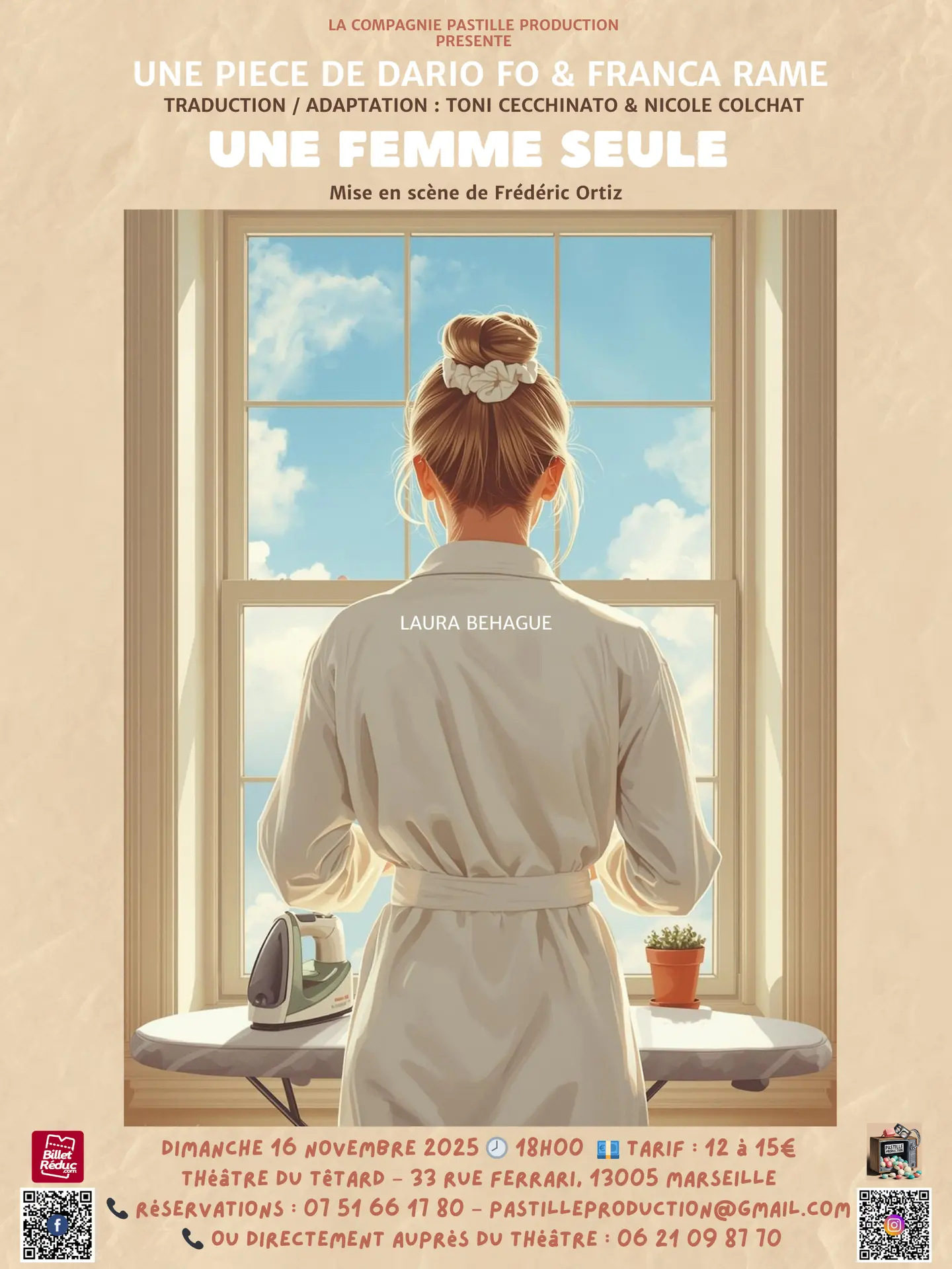Pièce de théâtre au théâtre du Têtard Marseille