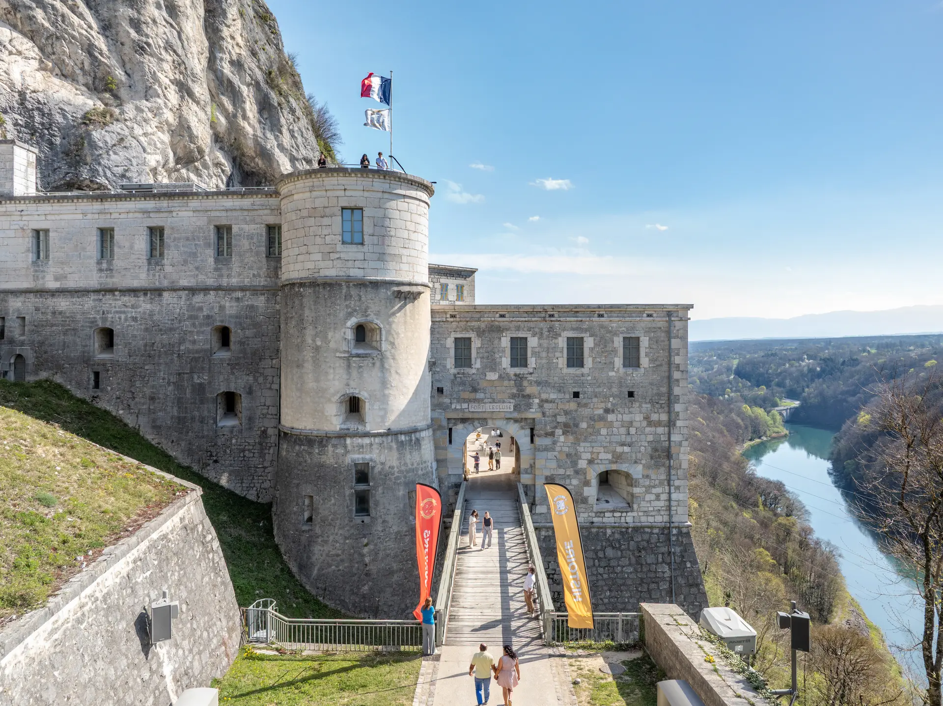 Entrée du Fort l'Ecluse