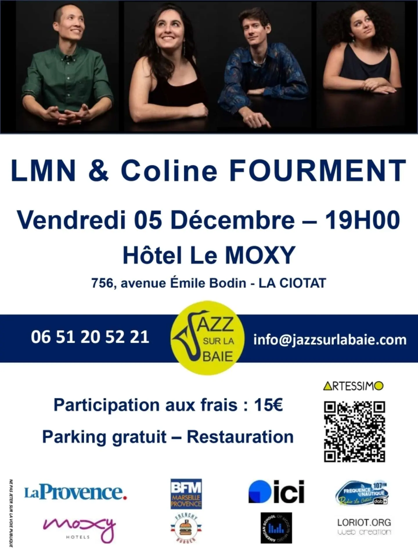 Concert LMN & Coline Fourment