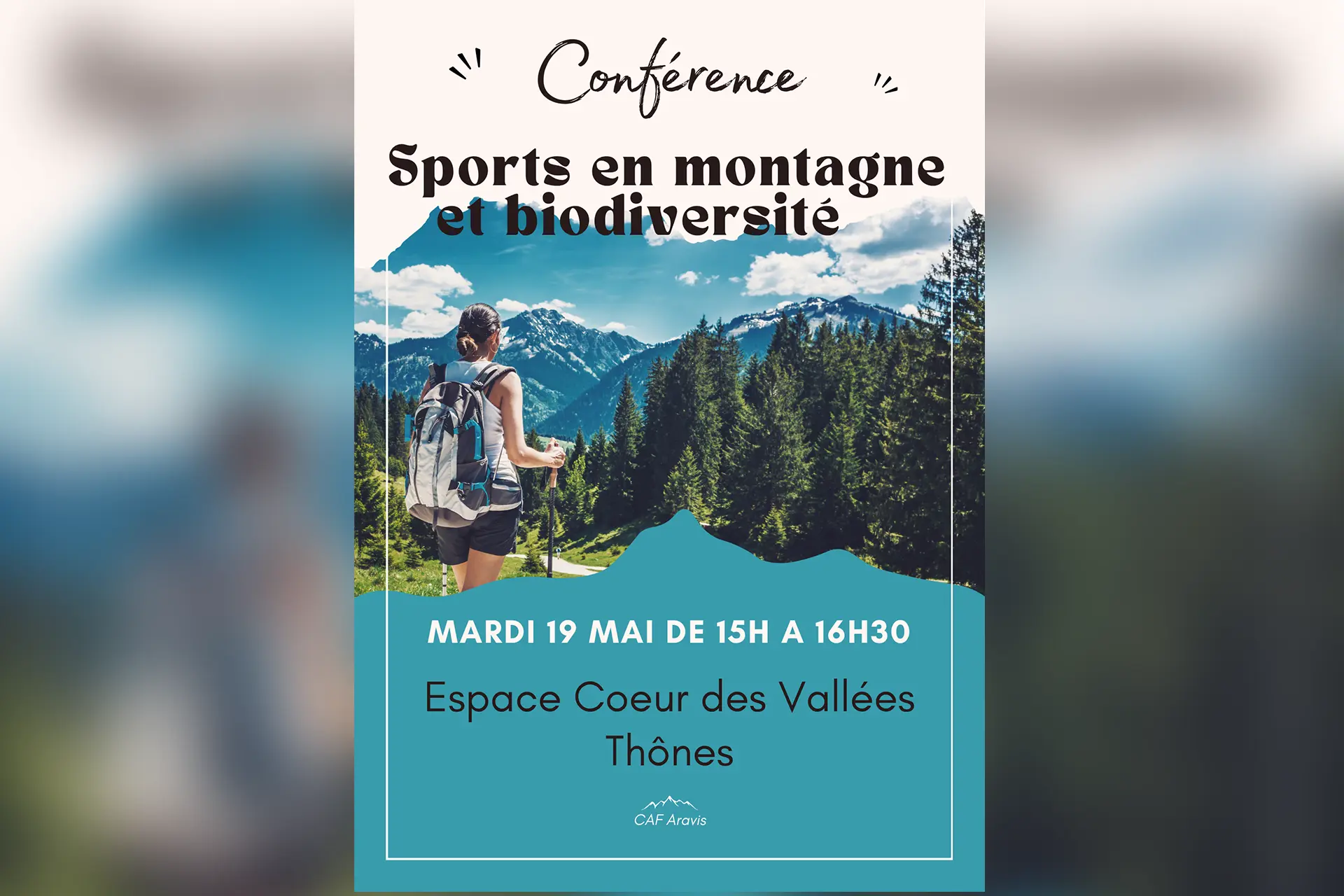Conférence Sports en montagne et biodiversité_Thônes
