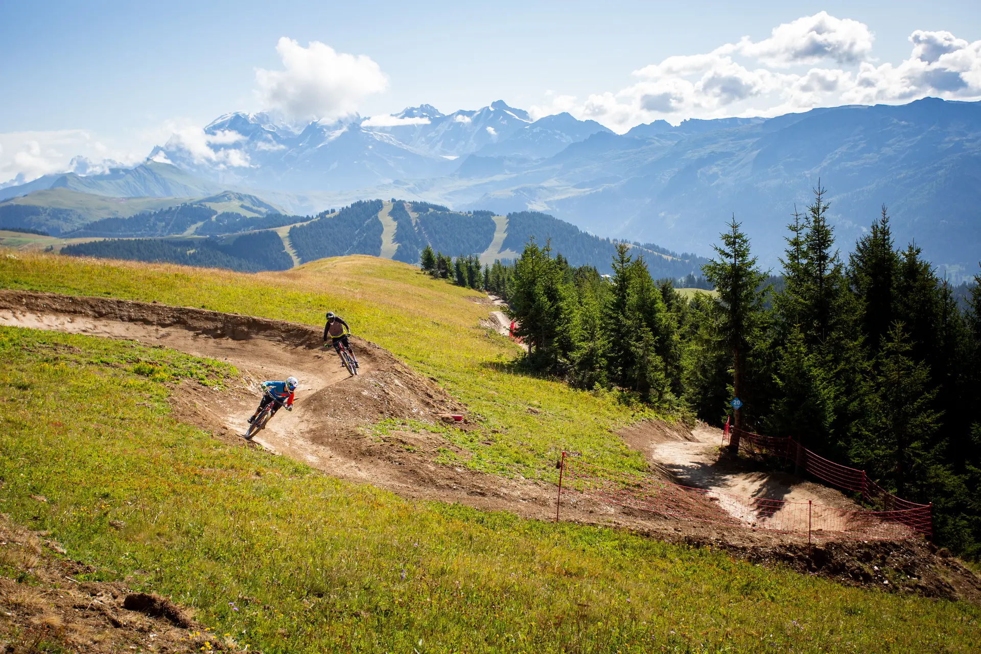 Piste DH bleue