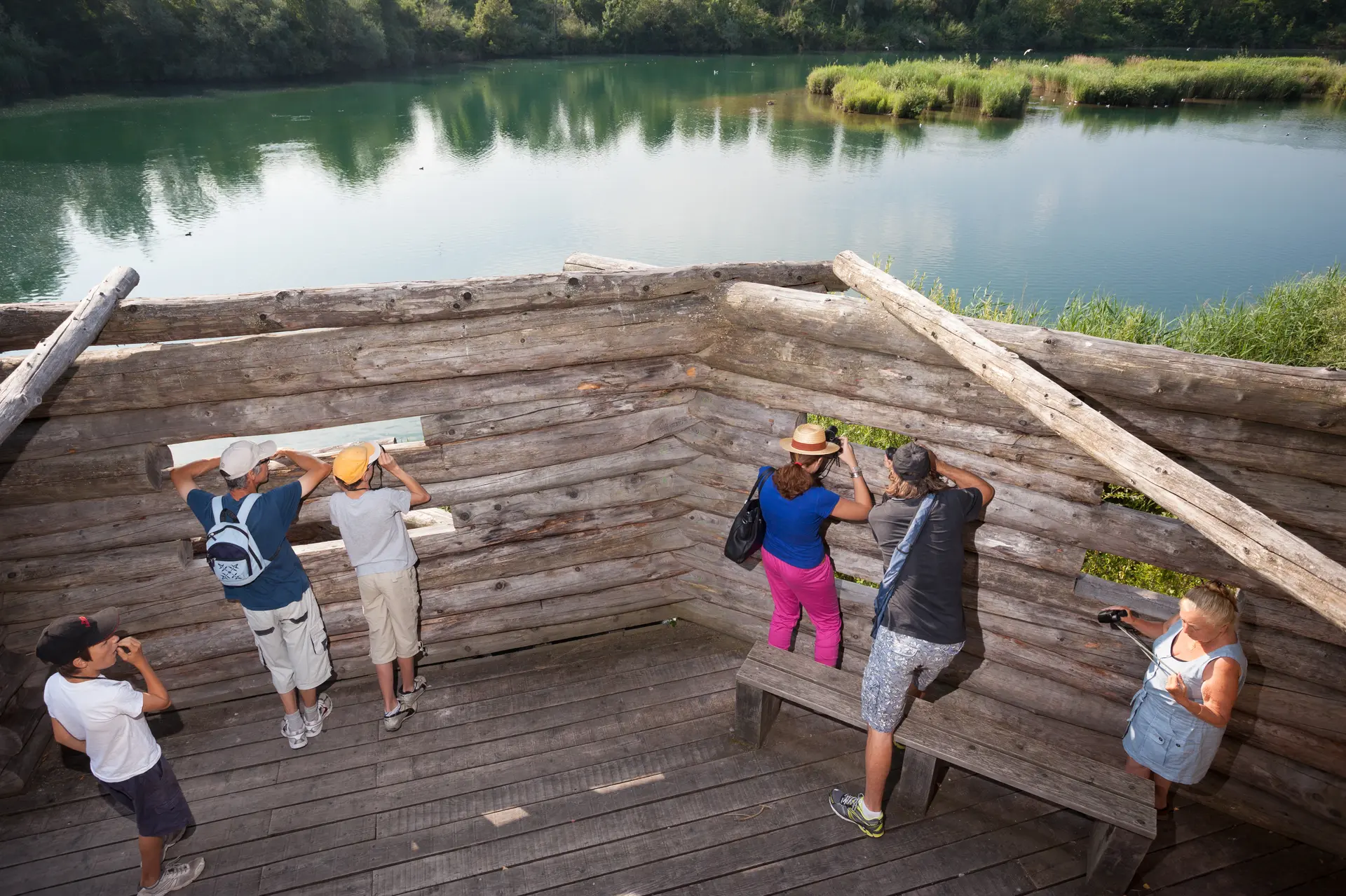 Visite de la réserve naturelle du delta de la Dranse