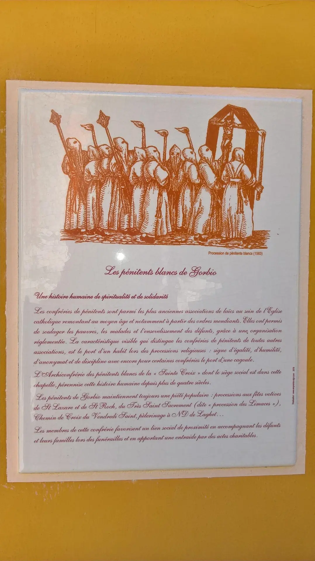 Pénitents blancs Gorbio