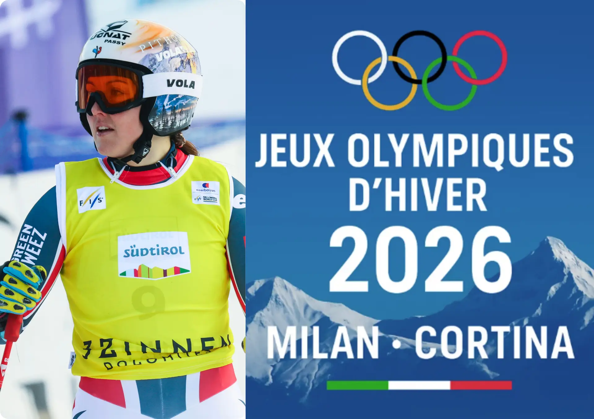 Mylène Ballet-Baz aux JO de Milan-Cortina