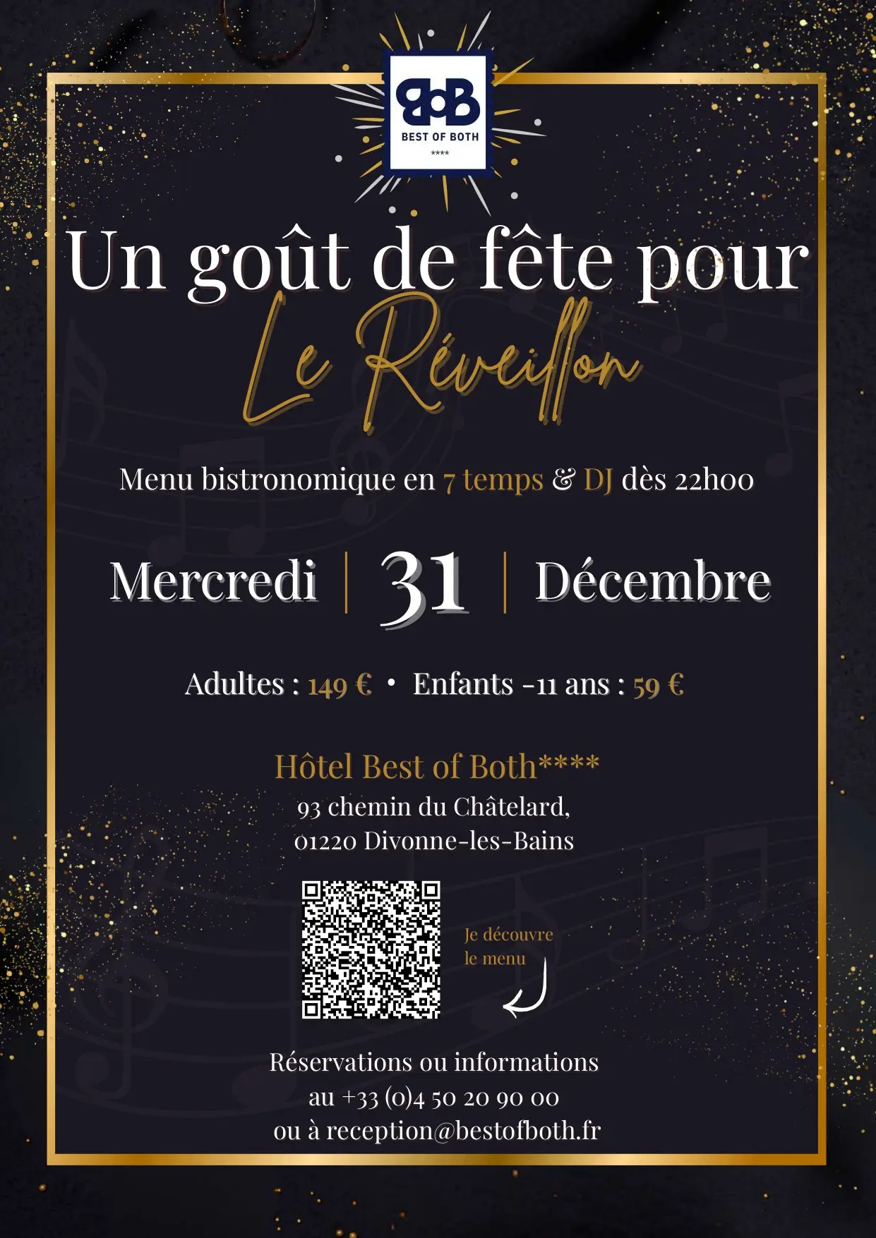 Affiche Un goût de fête pour le Réveillon