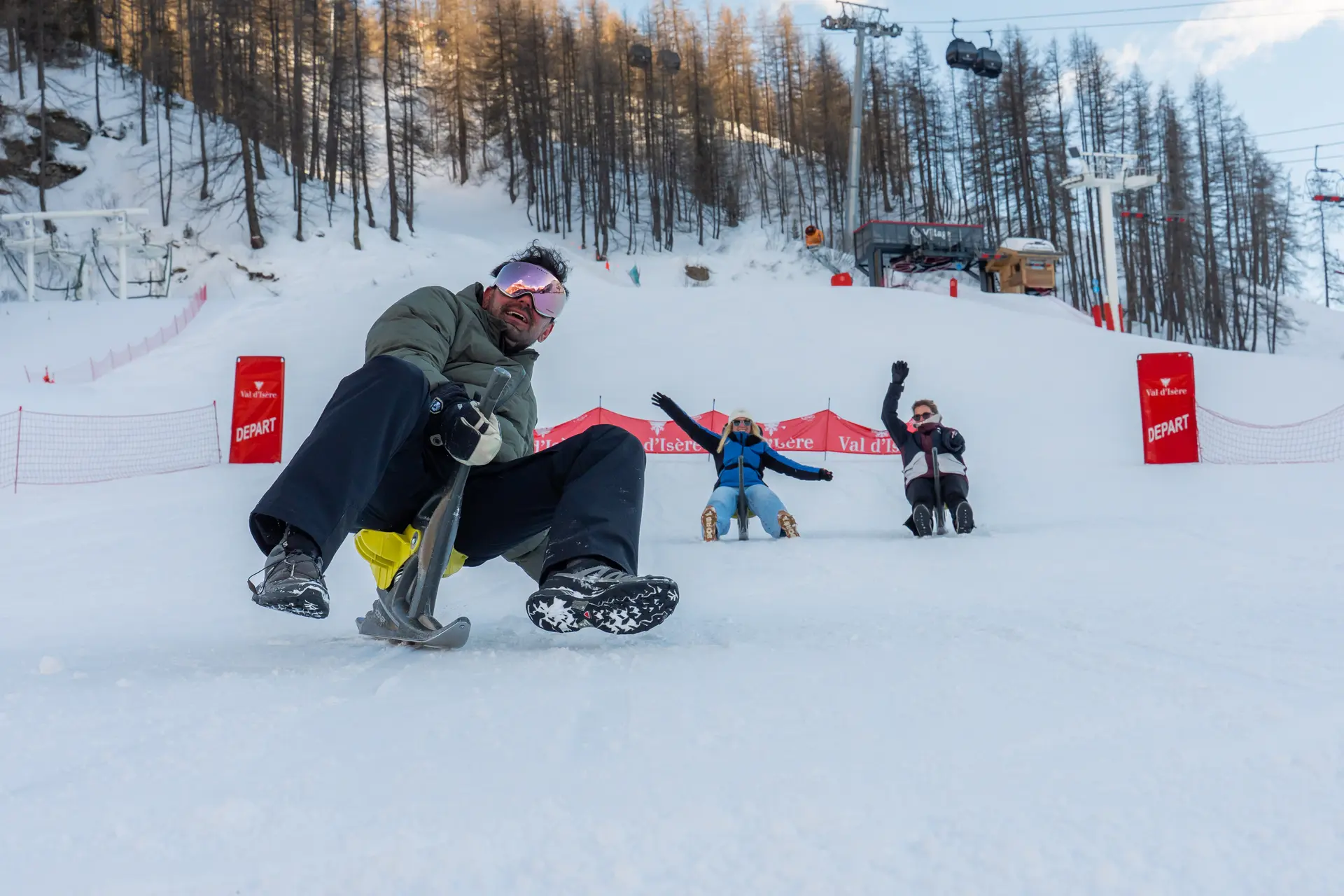 Yooner entre amis à Val d'Isère