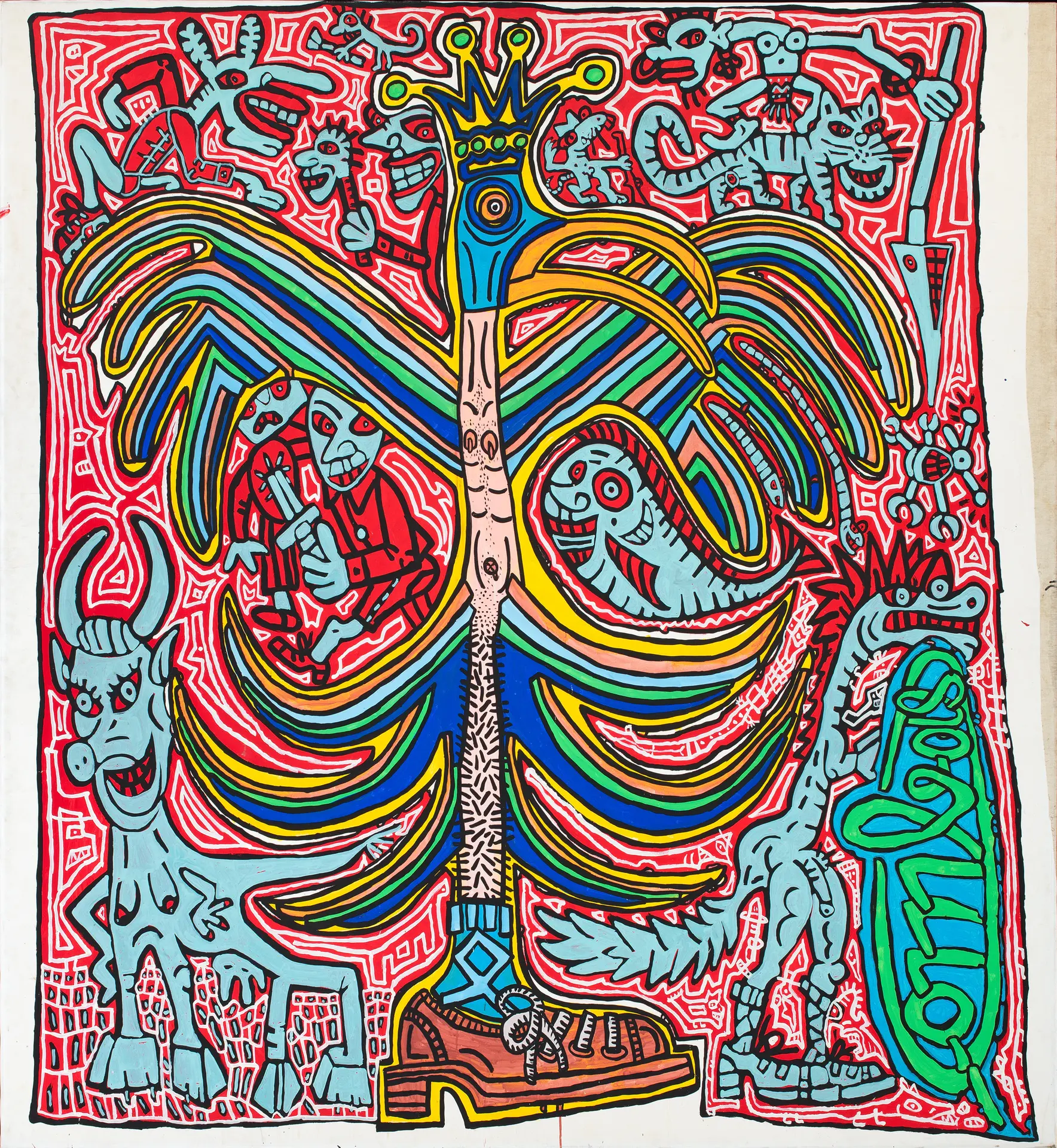 ROBERT COMBAS Le roi oiseau endimanché 1987