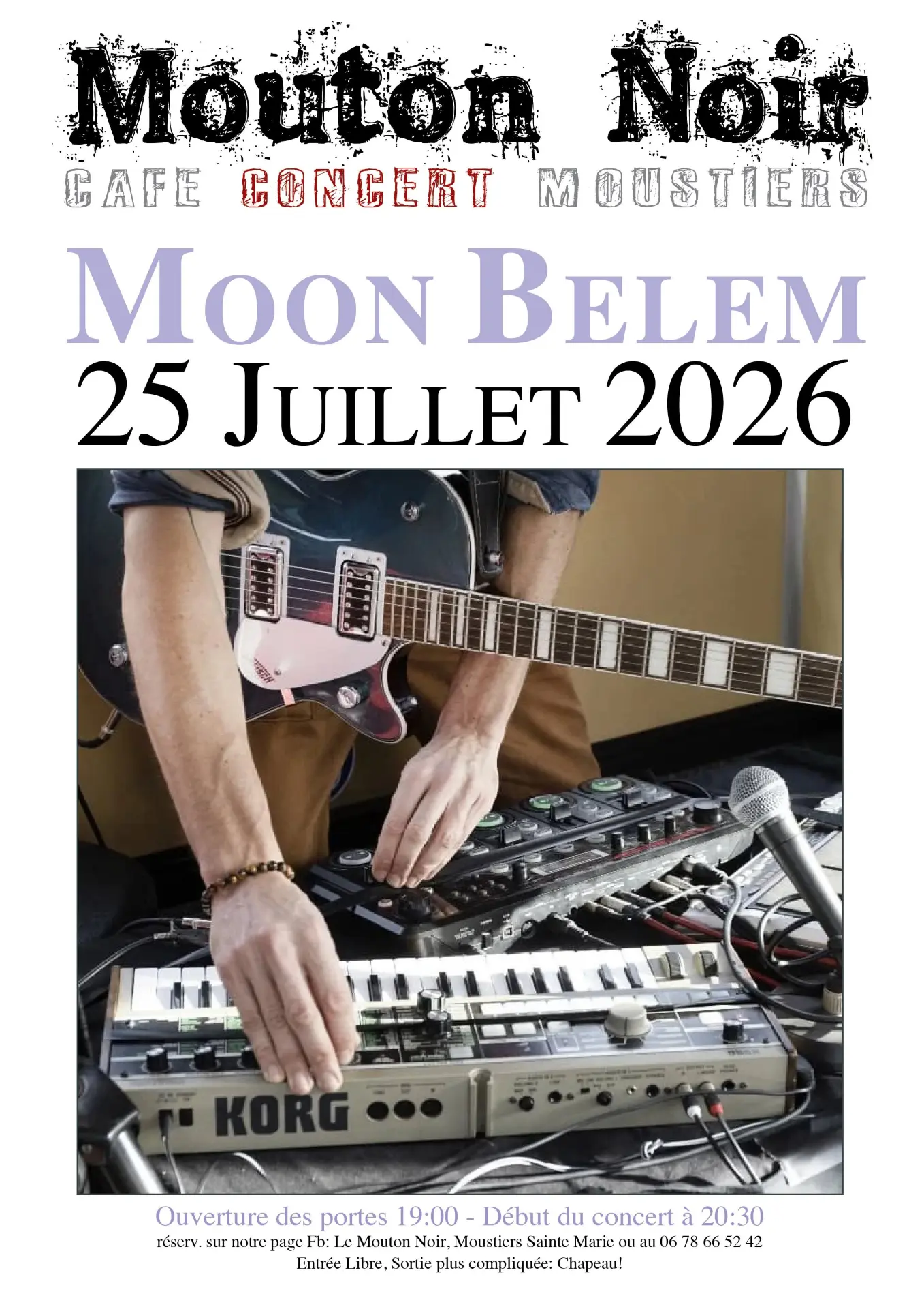 Moon Belem im Konzert im Mouton Noir_Moustiers-Sainte-Marie