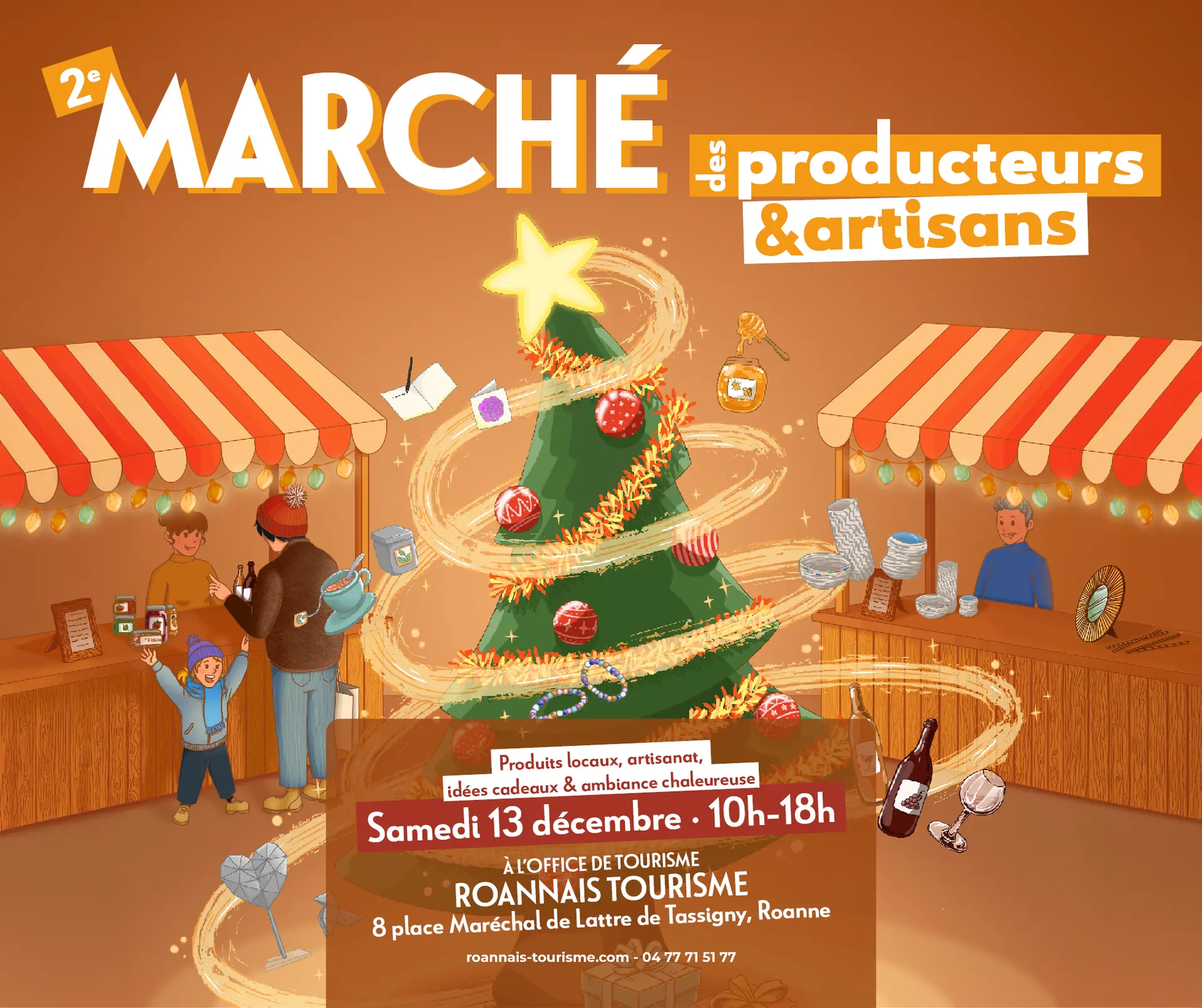 2ème édition du marché des producteurs et artisans_Roanne