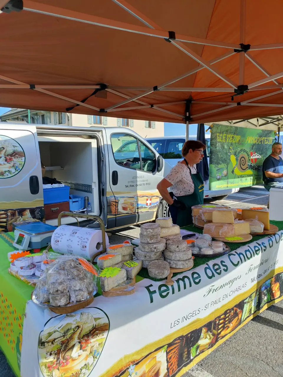 Stand de fromage