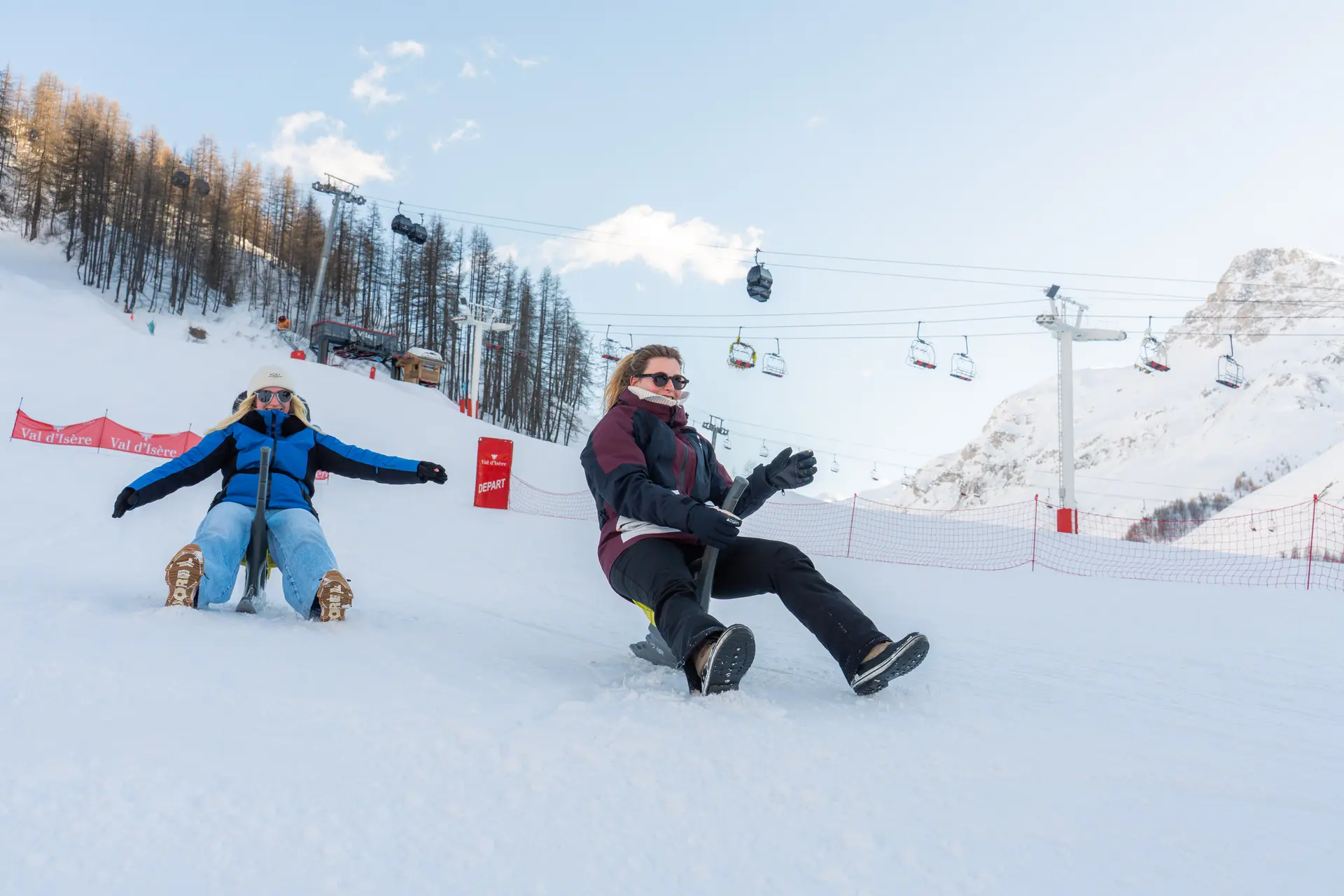 Yooner entre amis à Val d'Isère