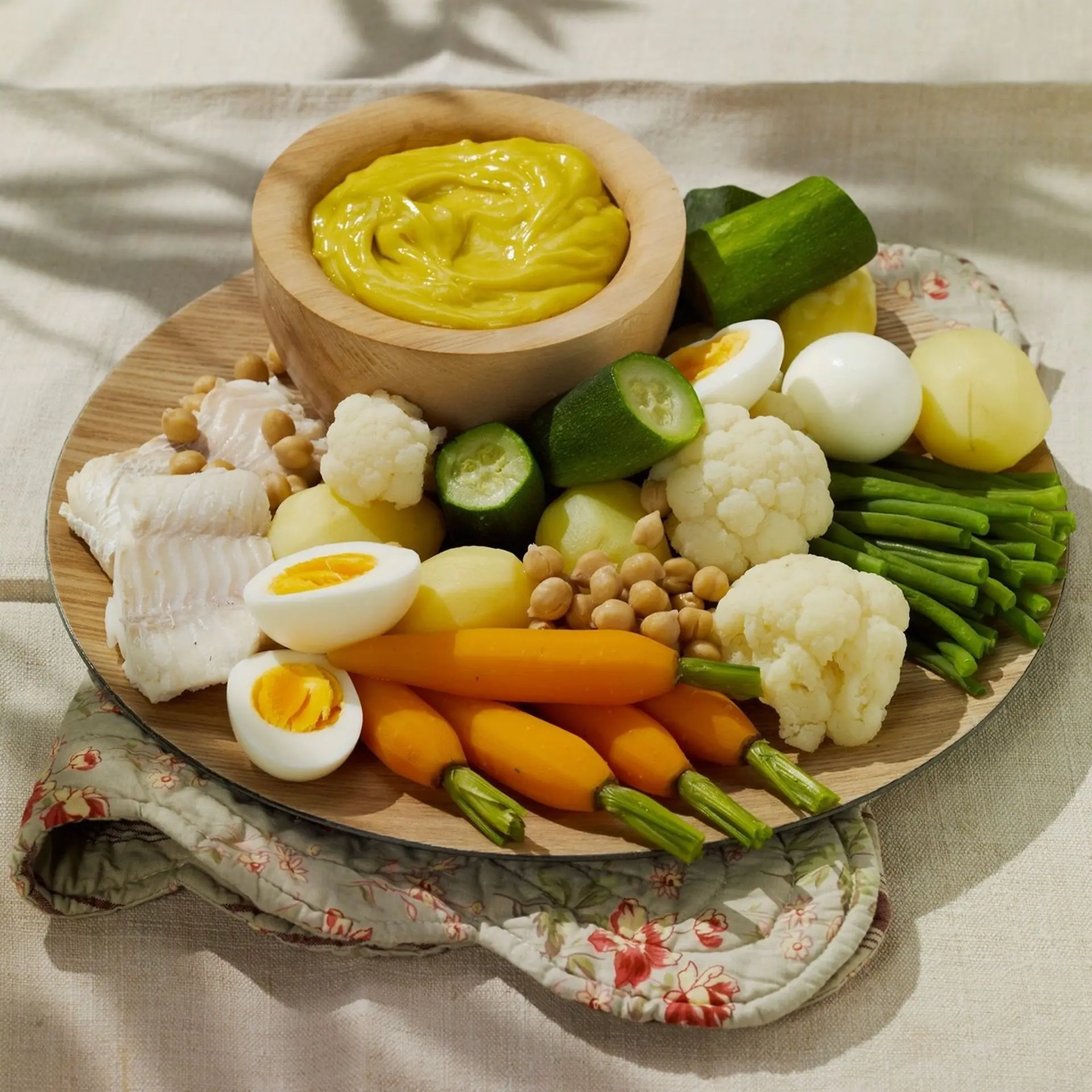 Provenzalisches Gericht Aioli