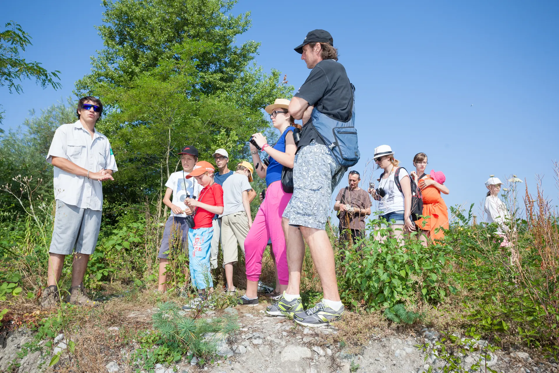 Visite de la réserve naturelle du delta de la Dranse