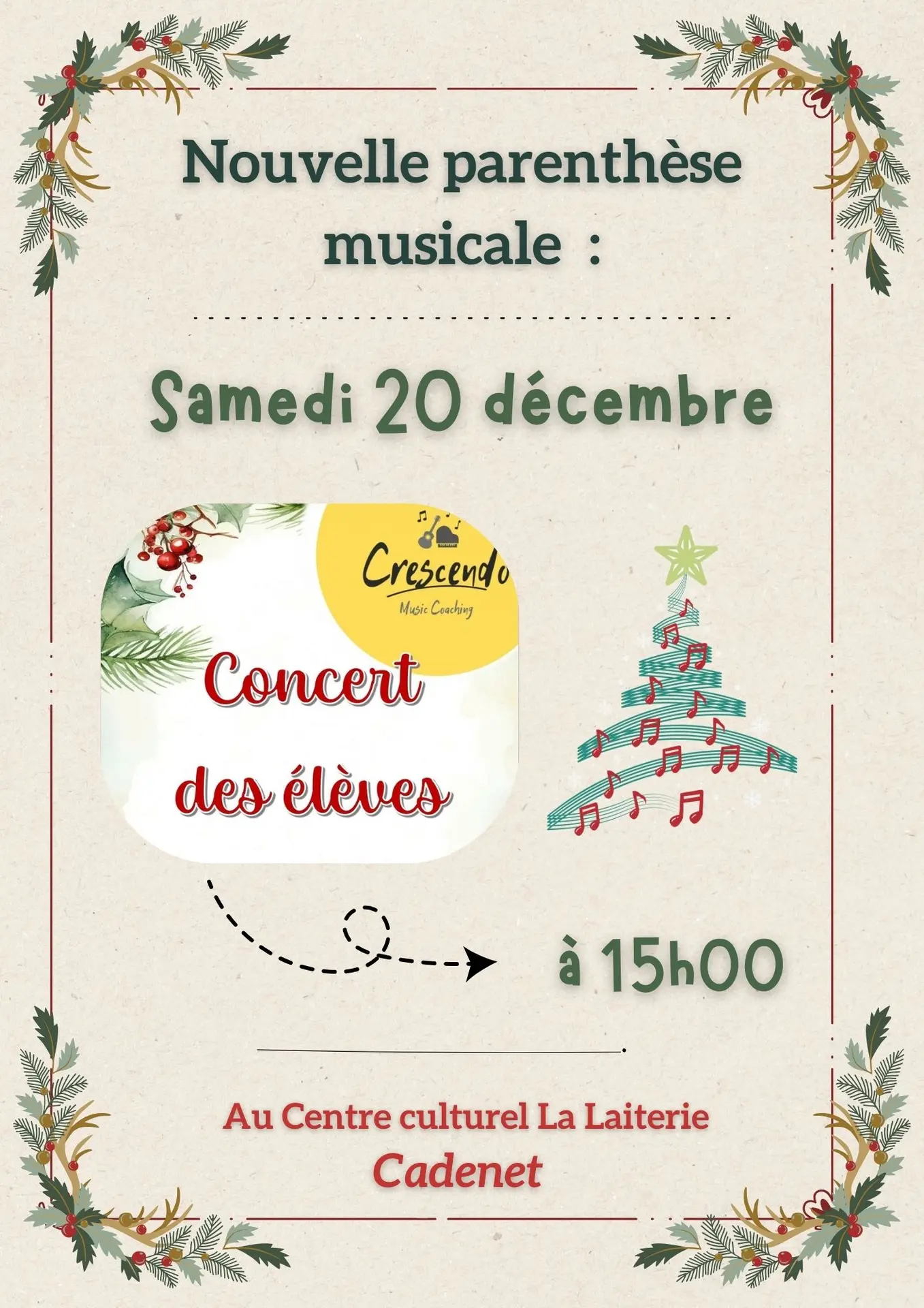 Parenthèse musicale : concert des élèves_Cadenet