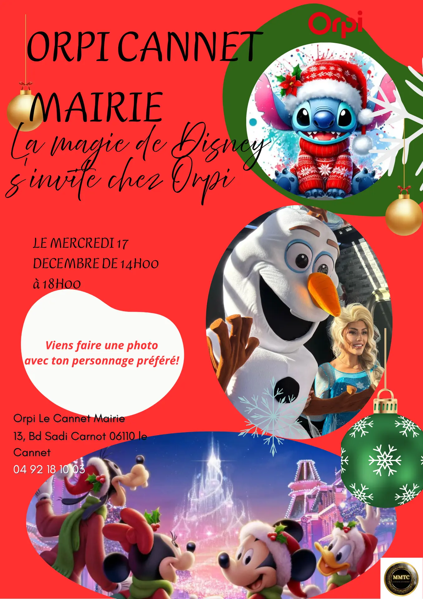 La magie de Disney s'invite chez Orpi Le Cannet Mairie_Le Cannet