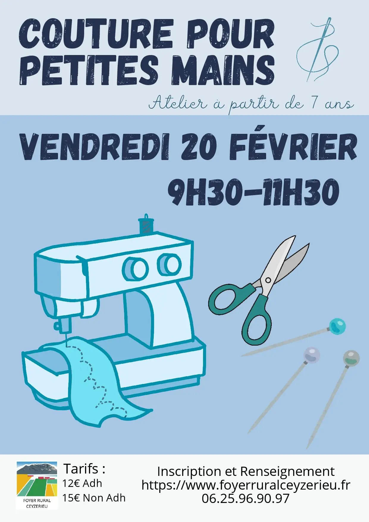 Atelier vacances : couture pour petites mains_Ceyzérieu