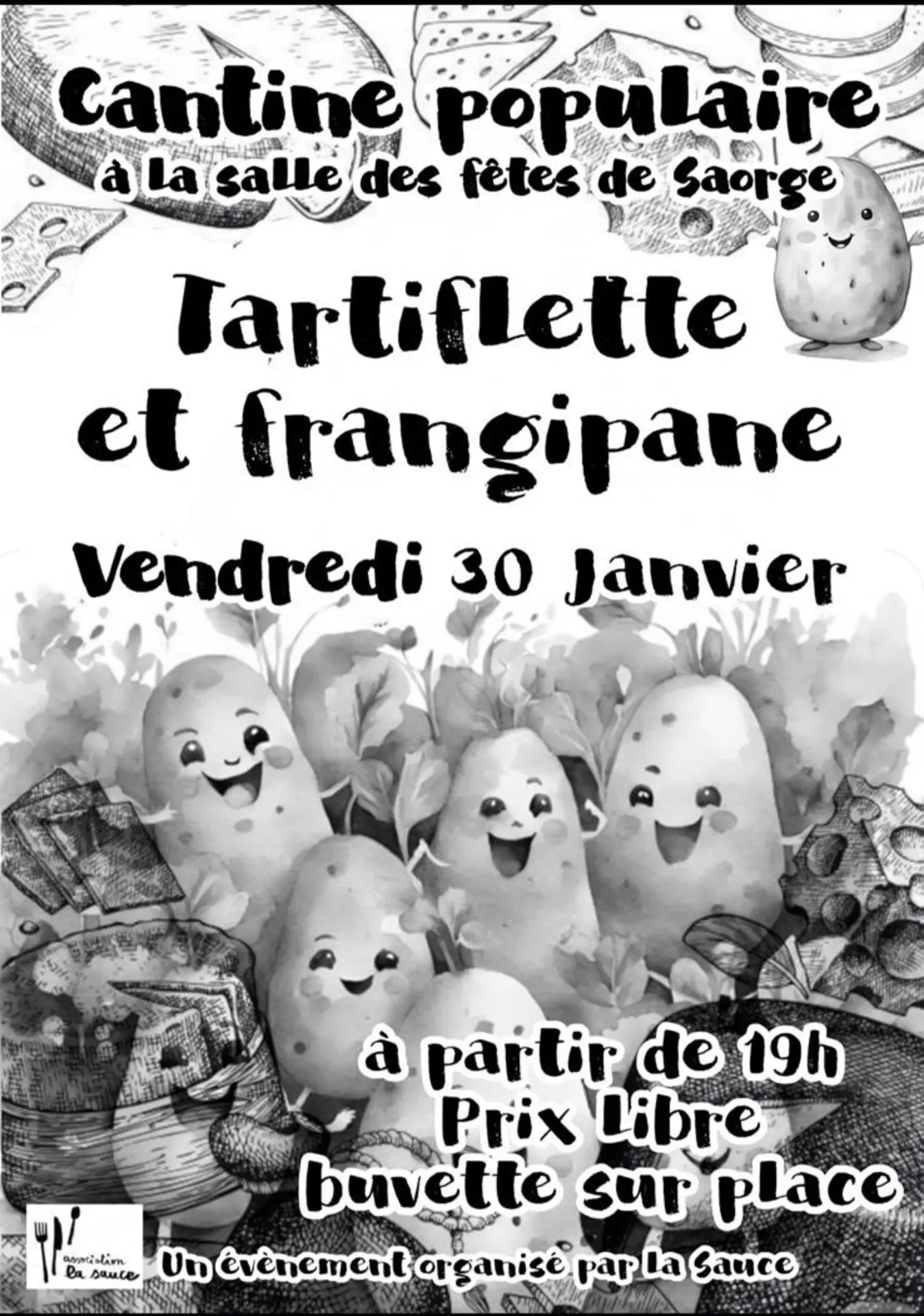 Tartiflette et frangipane