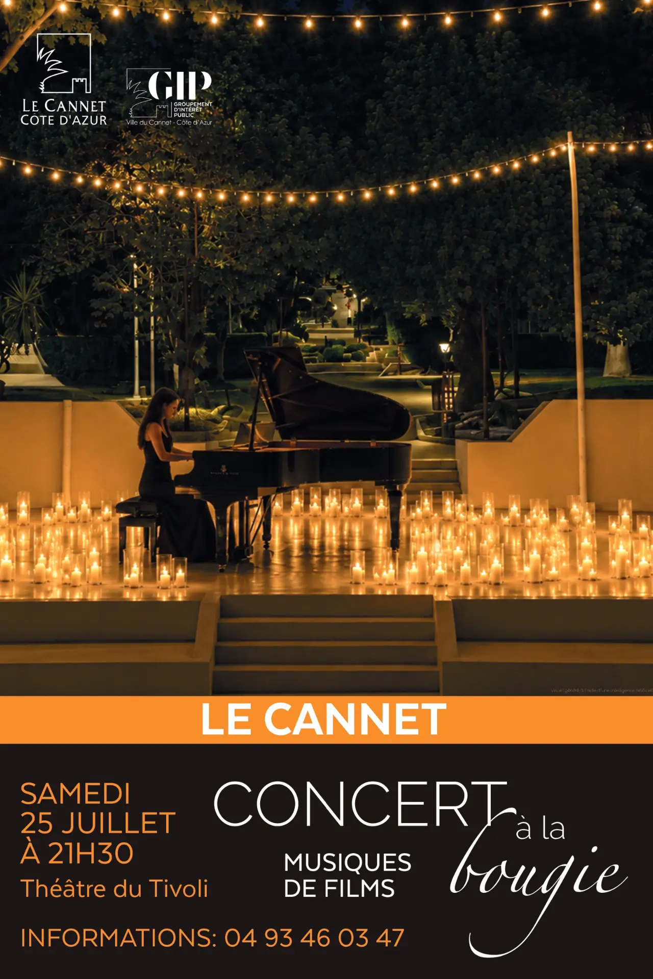 Concert de piano à la bougie_Le Cannet