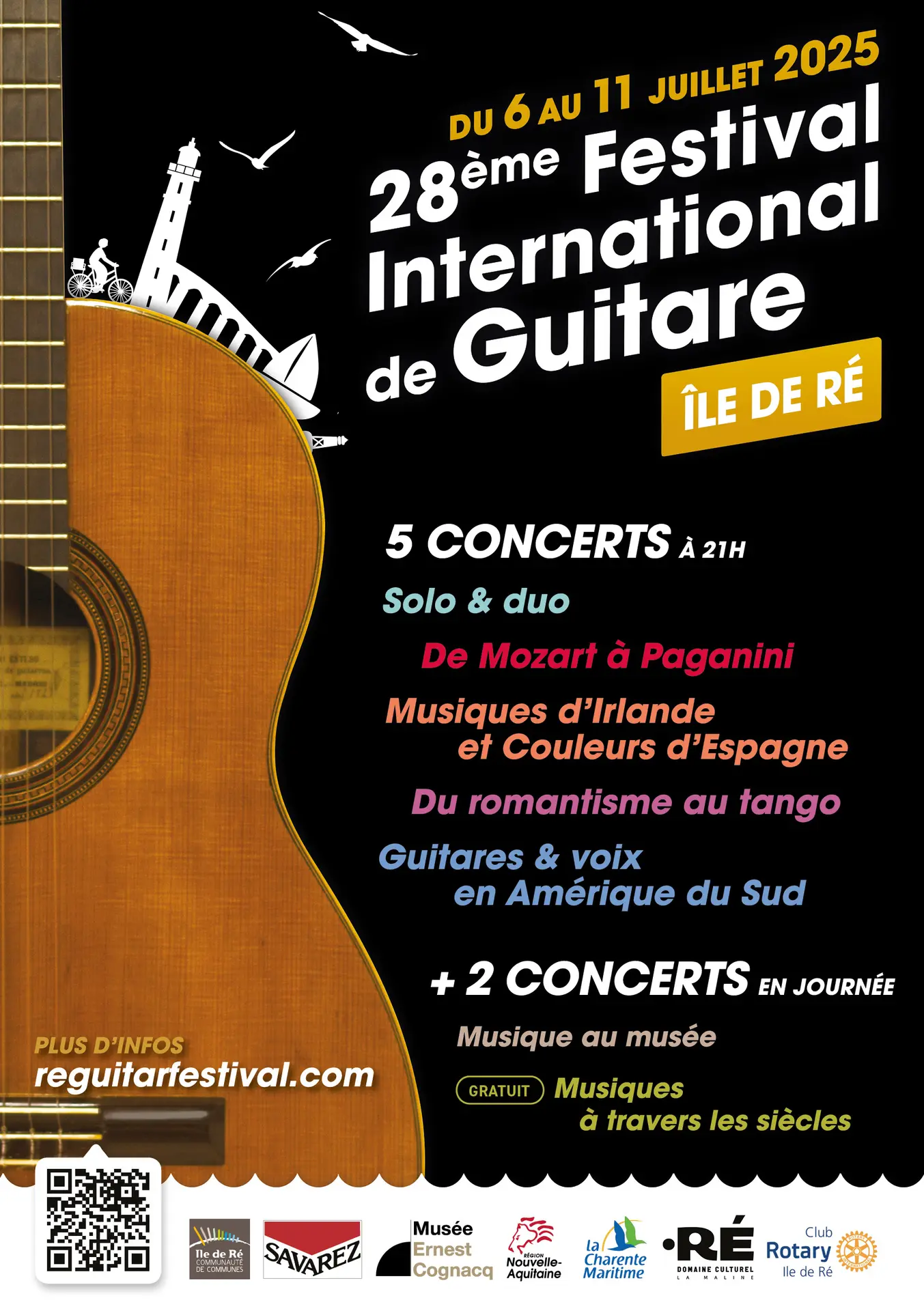 28ème Festival International de Guitare - Solo & Duo_Ars-en-Ré