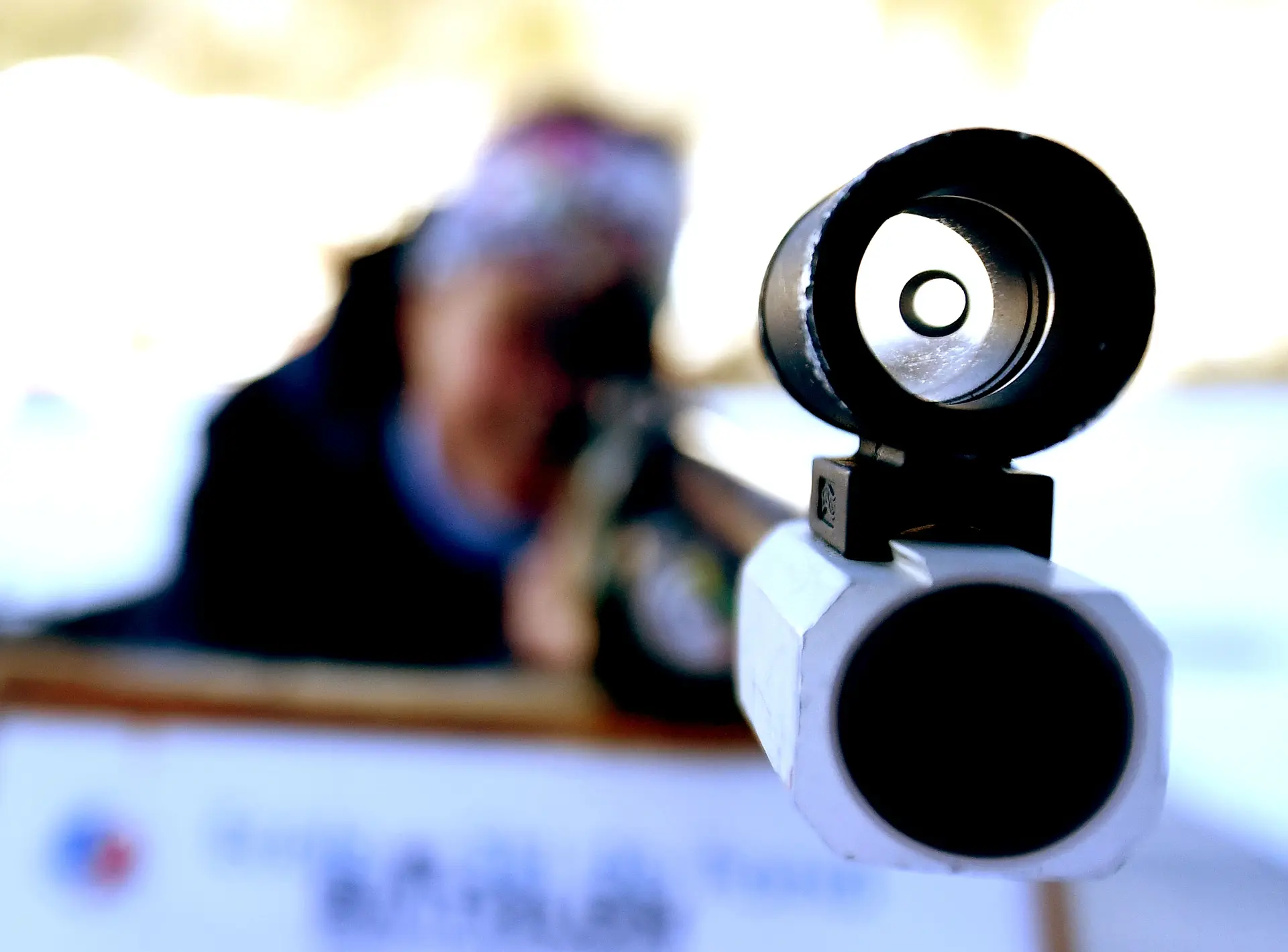 photo d'une carabine de biathlon