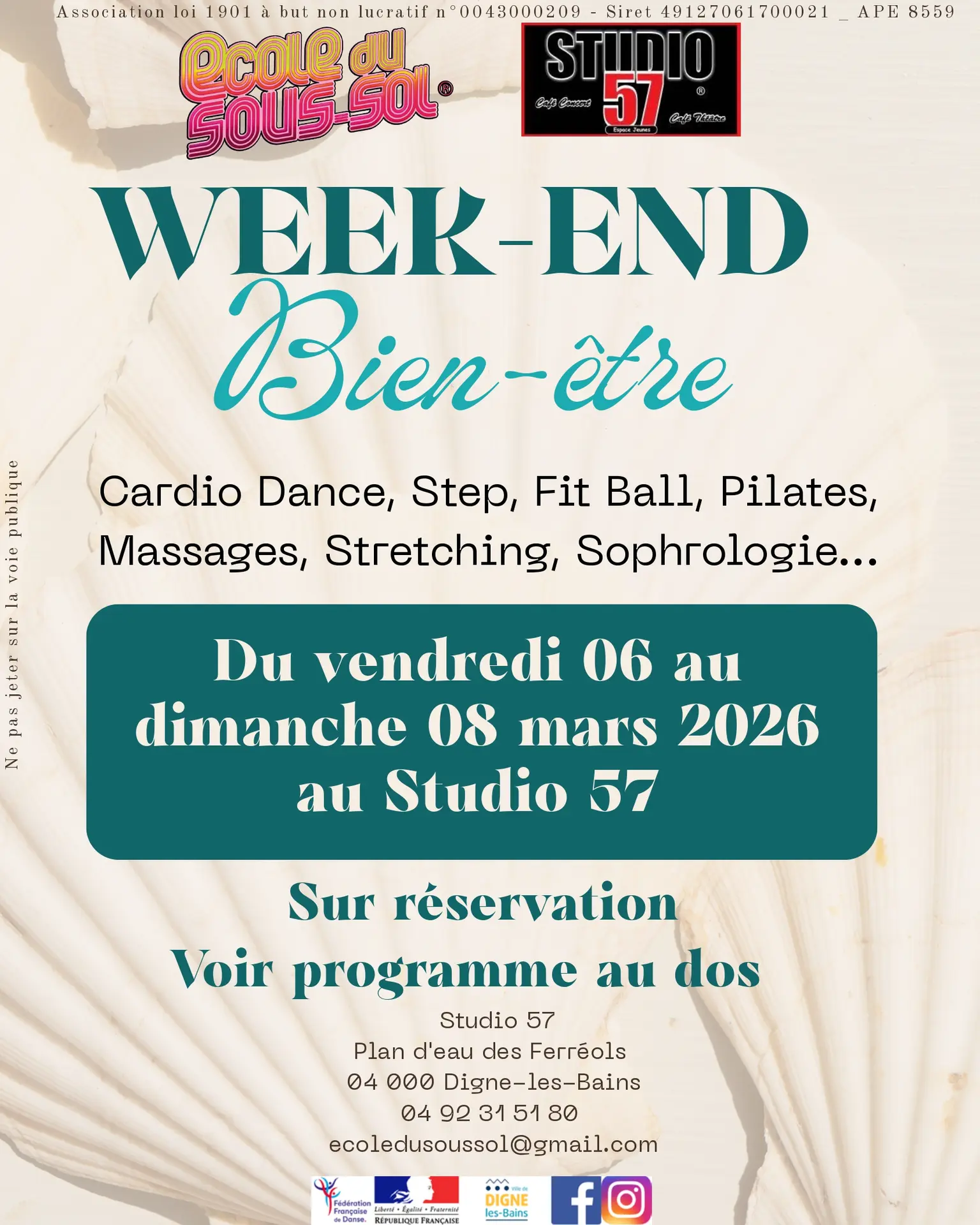 Affiche du weekend
