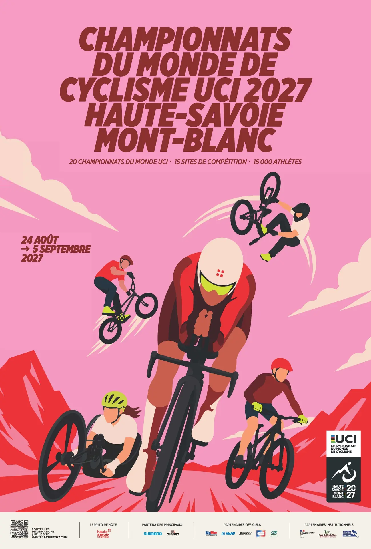 Championnats du Monde de Cyclisme UCI 2027 Haute-Savoie Mont-Blanc