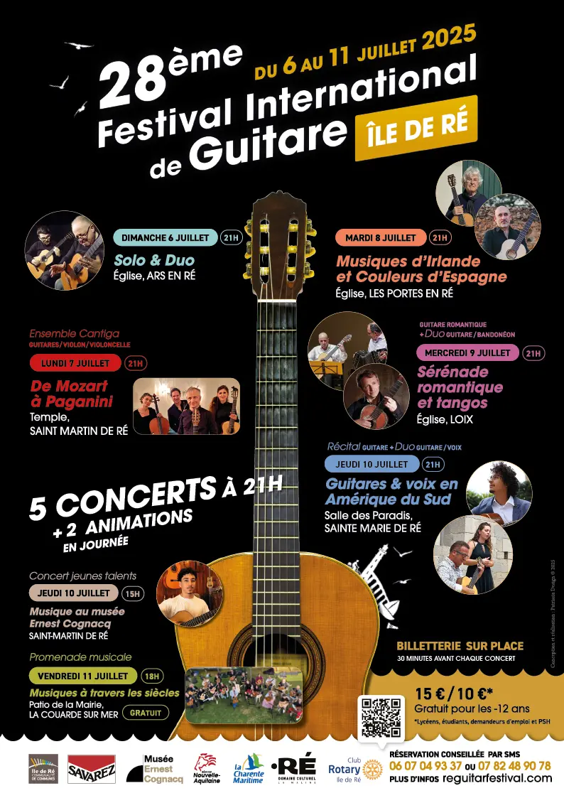28ème Festival International de Guitare - Solo & Duo_Ars-en-Ré