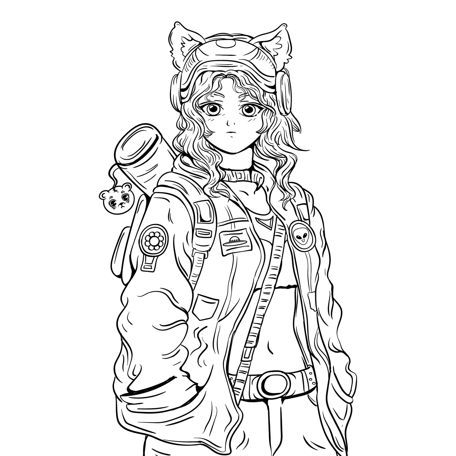 Dessine un personnage de Manga_Les Orres