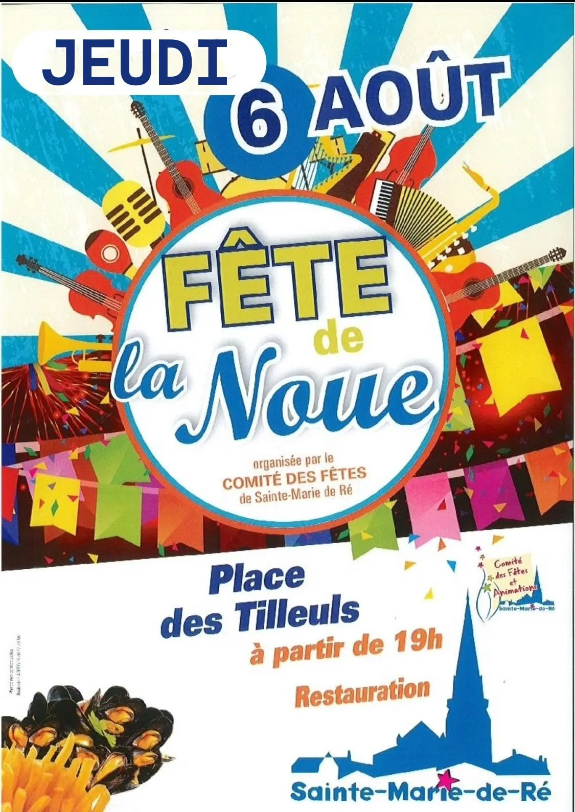 affiche fête de La Noue
