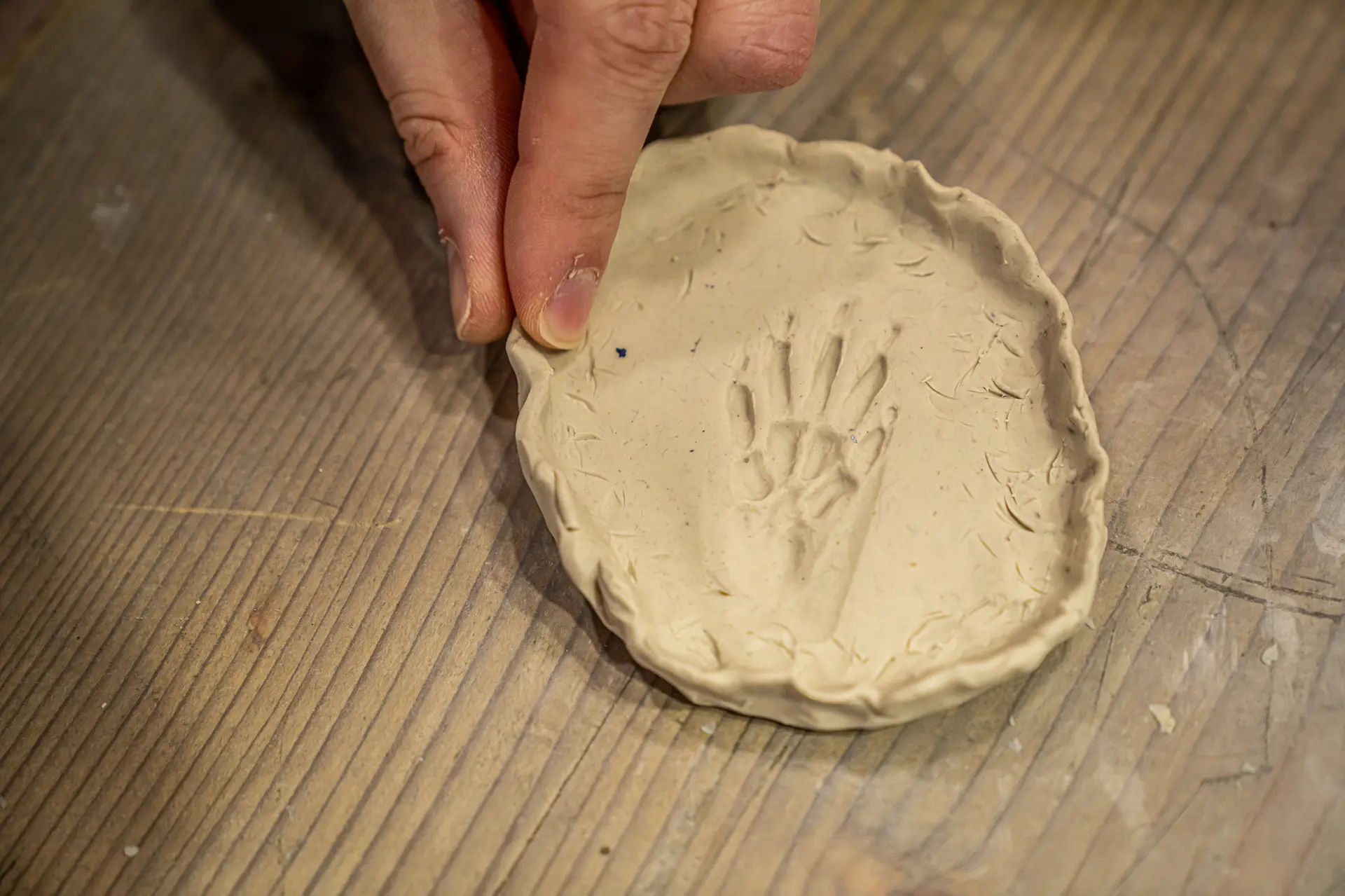 Moulage d'empreinte de patte de marmotte