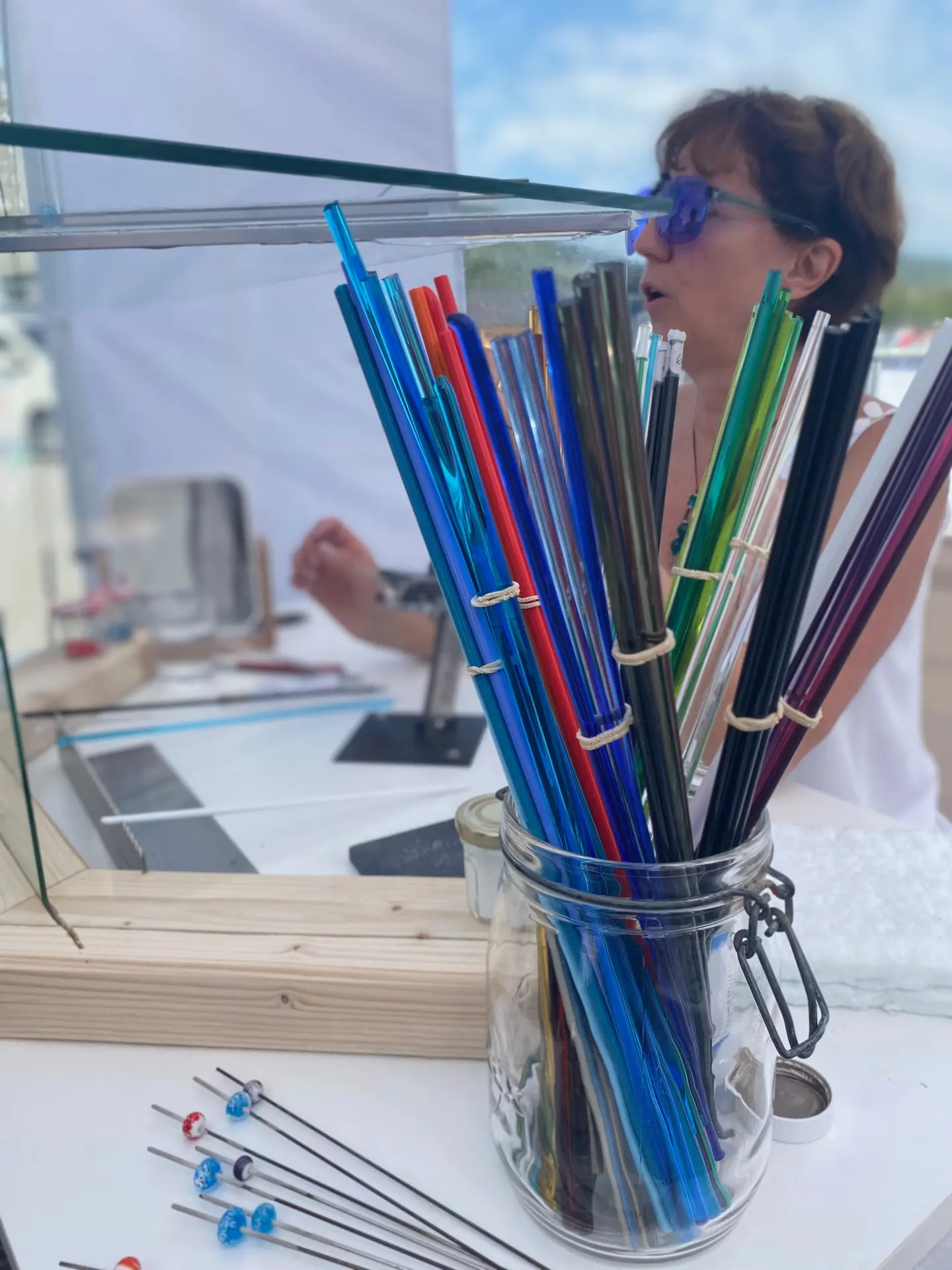 Marielle Donche fileuse de verre