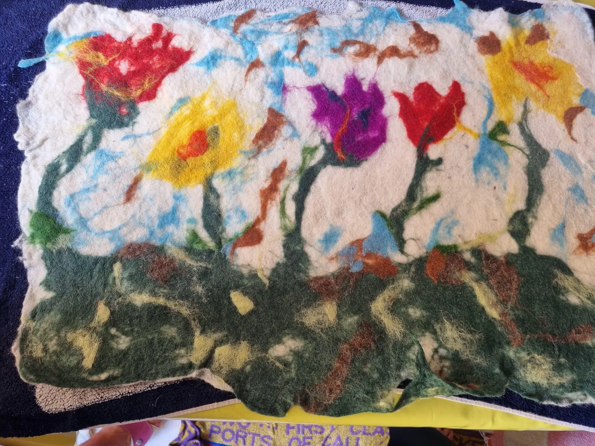 Atelier laine feutrée - La caverne aux merveilles