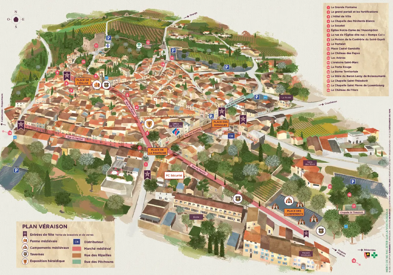 Plan de la fête