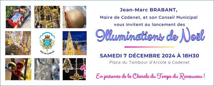 Illuminations de Noël à Cadenet