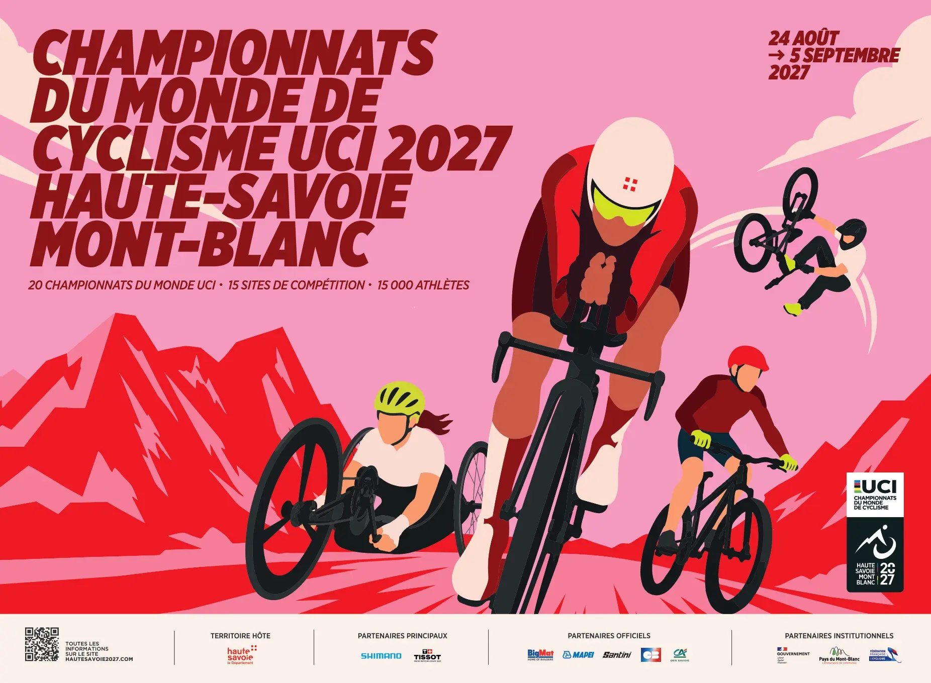 Championnats du Monde de Cyclisme UCI 2027 Haute-Savoie Mont-Blanc