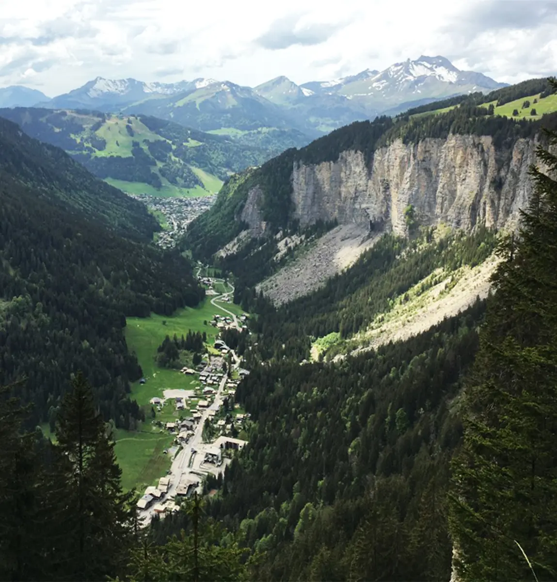 Vue depuis la Mine de la lappiaz