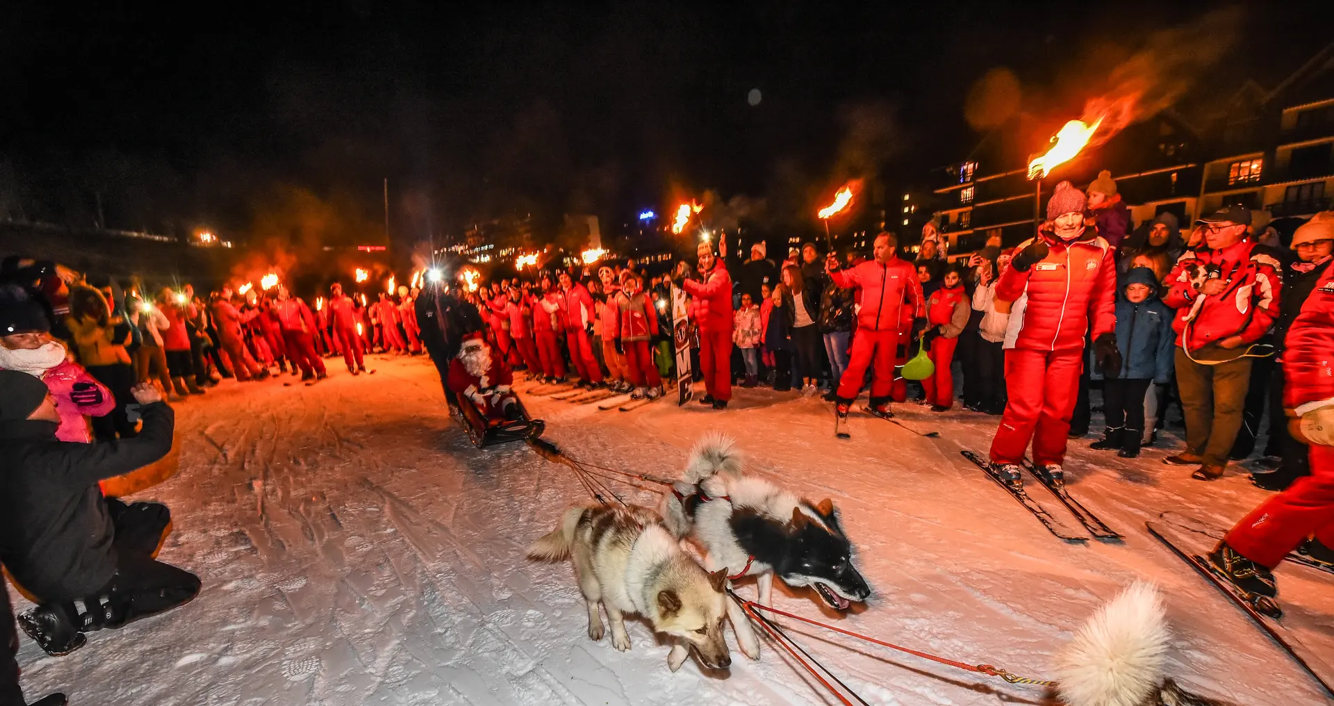 Arrivée du Père Noel