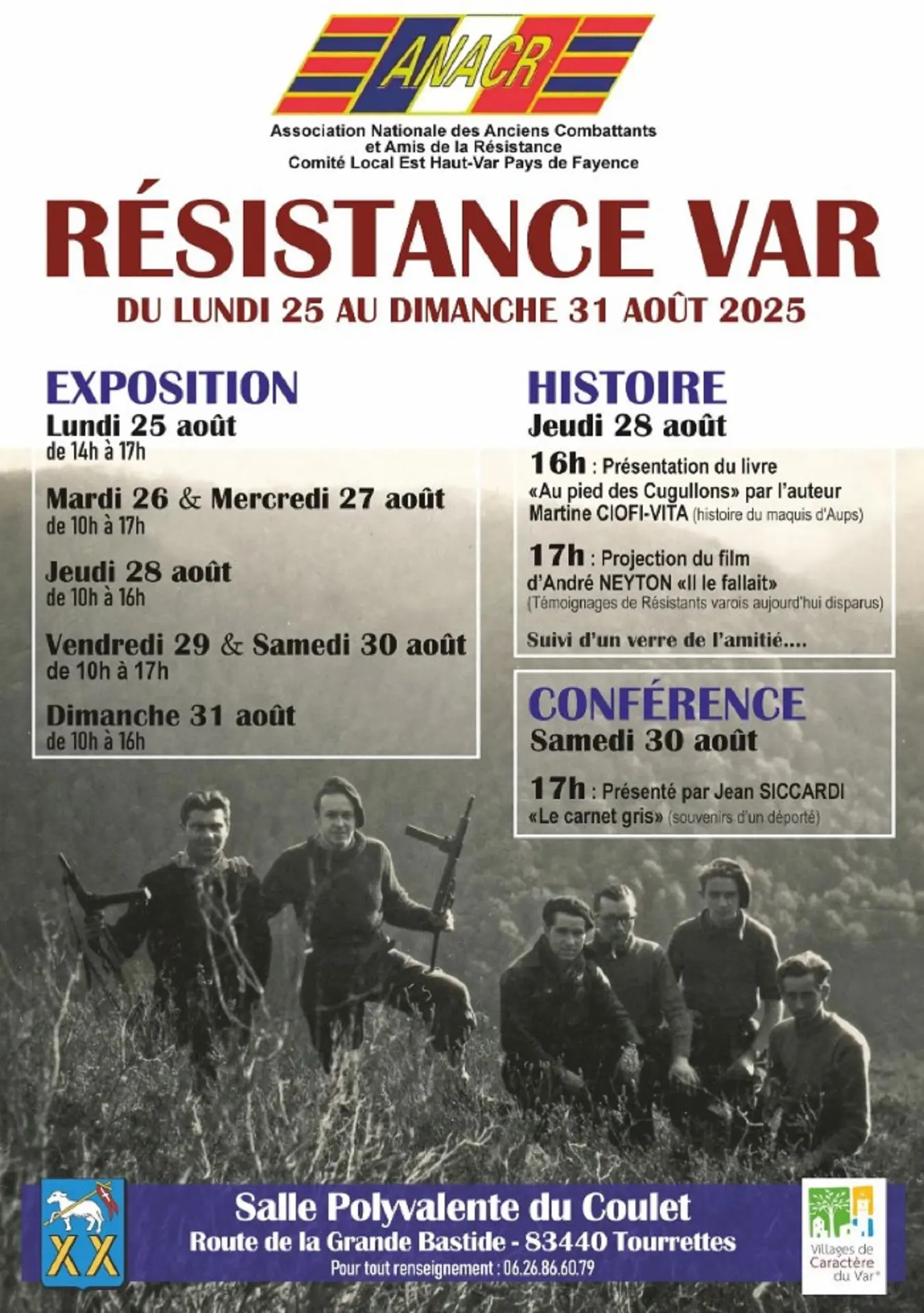 25 au 30 aout
