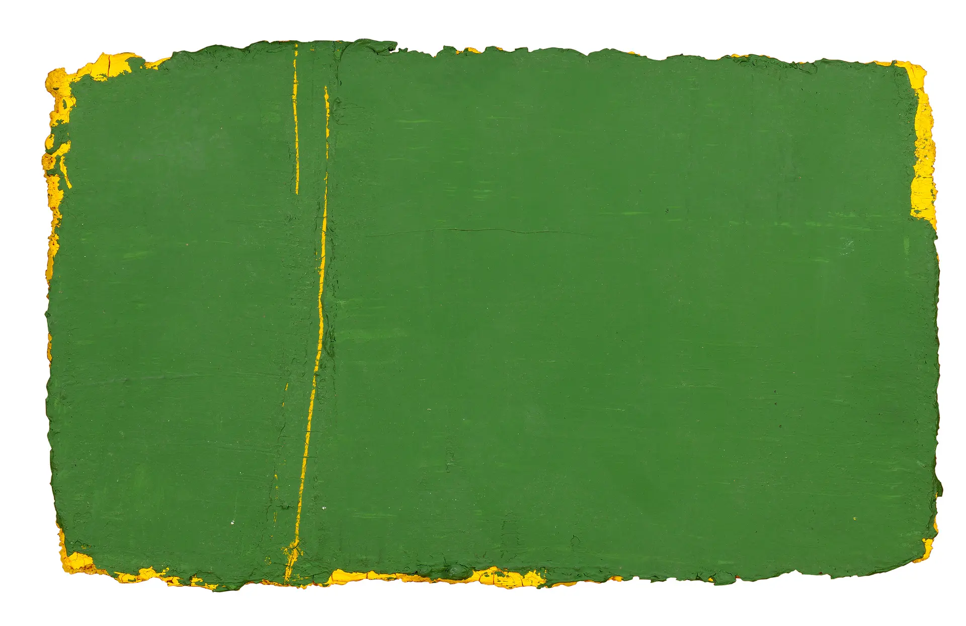 ANGEL ALONSO Vert et jaune de chrome 1987