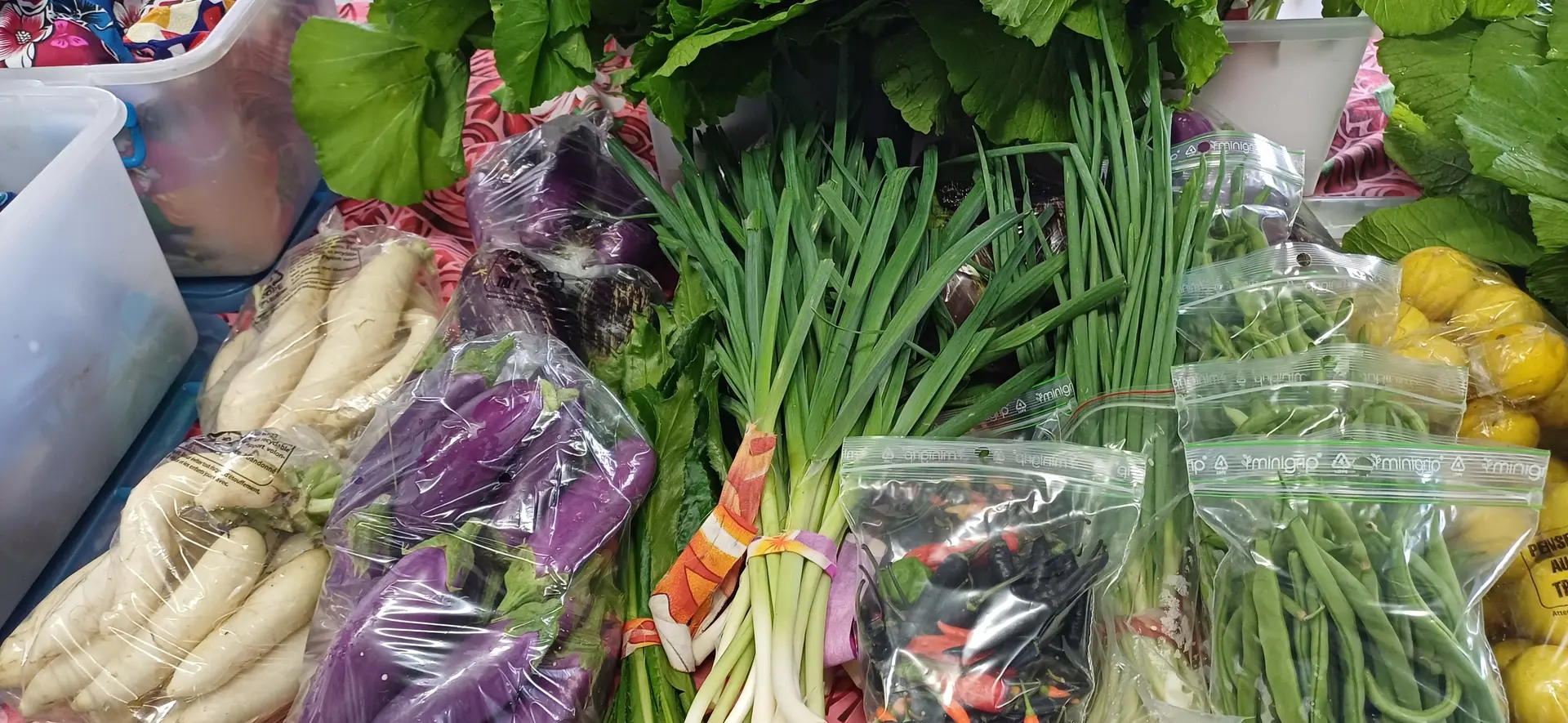 Produits locaux - Marché de Voh