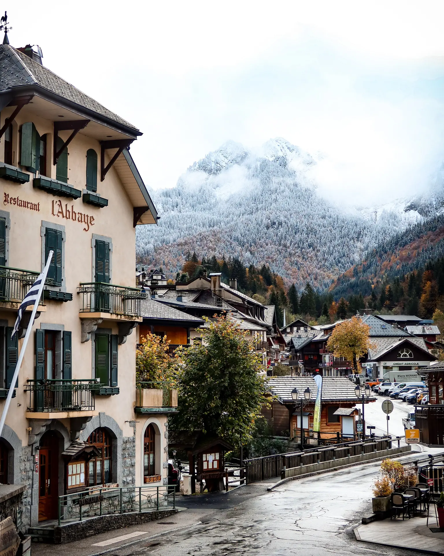 Centre du village d'Abondance