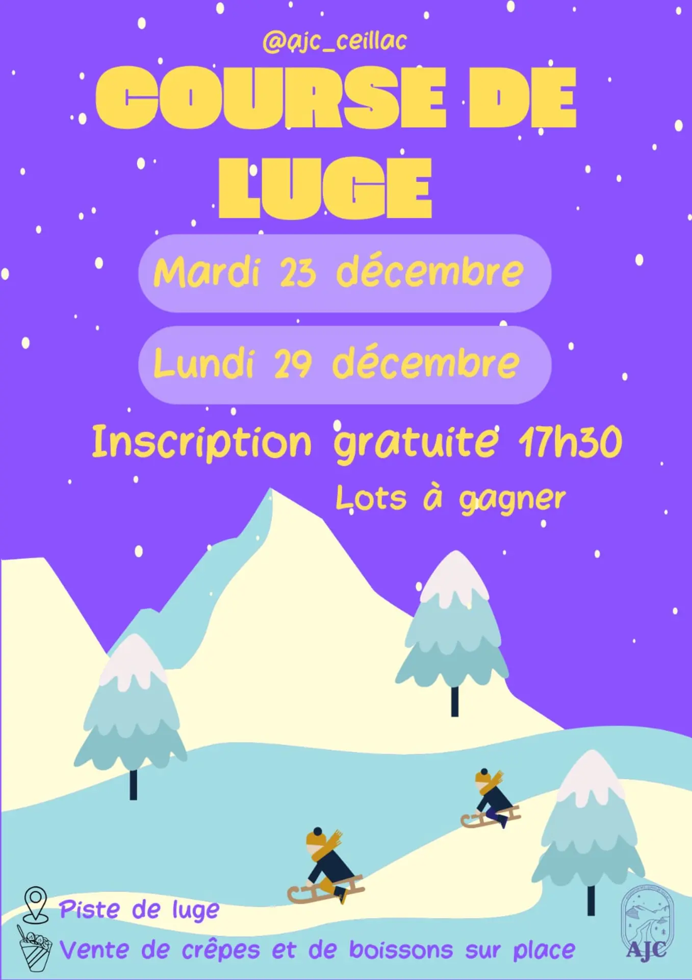 Course luge gratuite