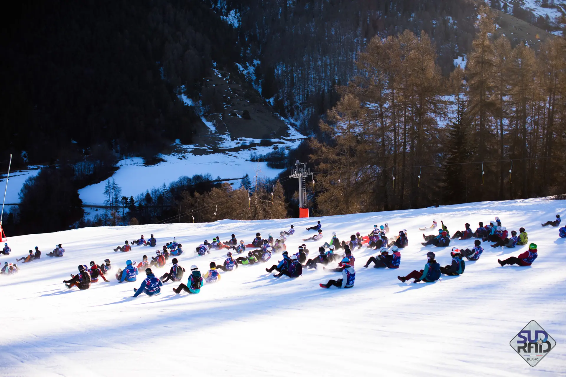 Départ en luge !!!