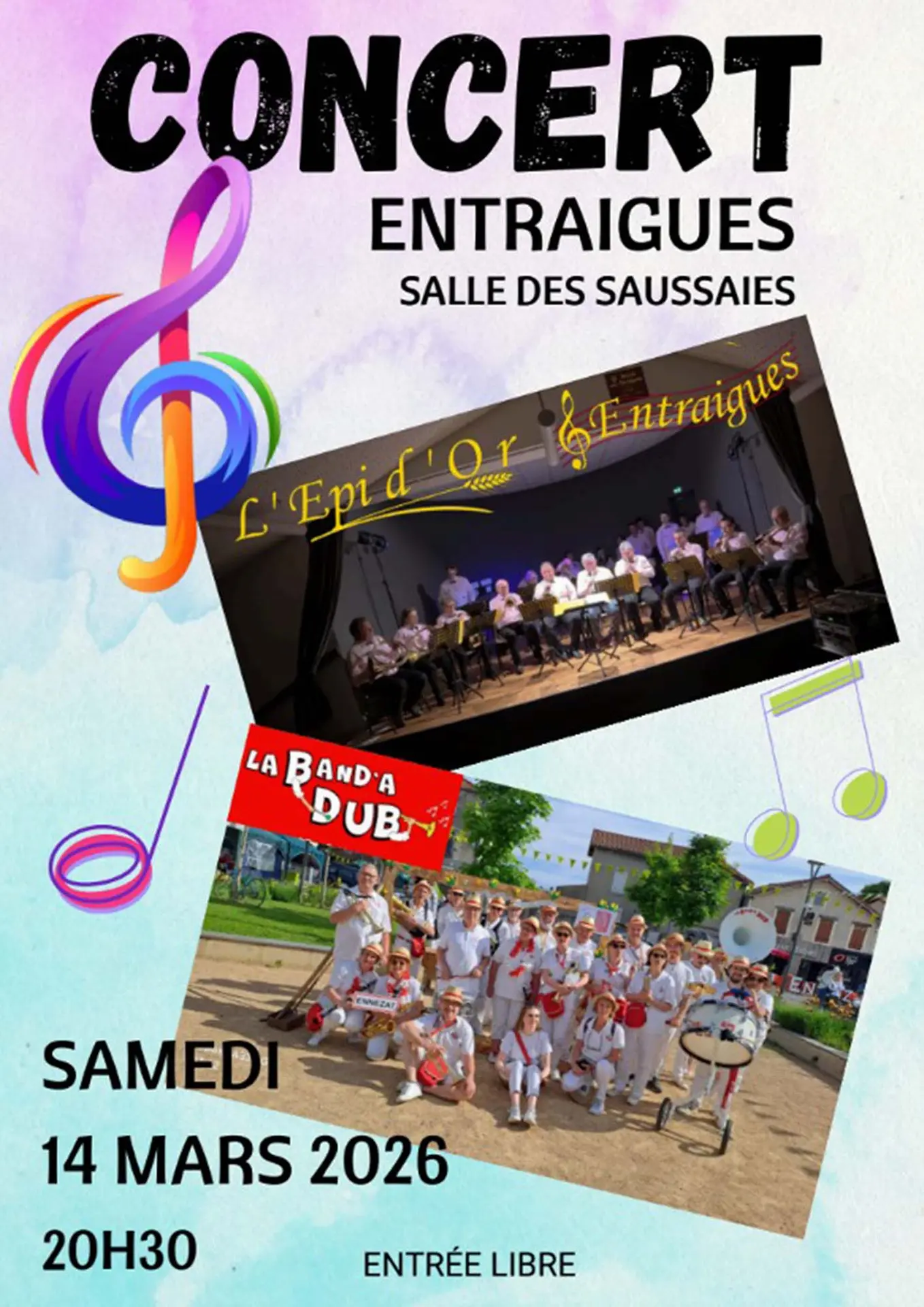 Affiche du concert de printemps