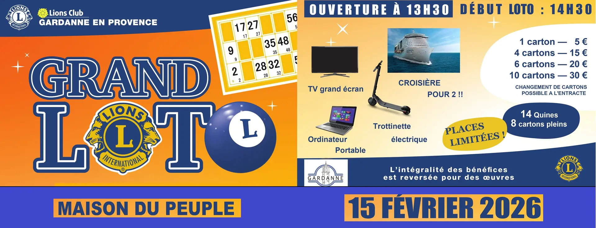 Grand Loto du Lions Club_Gardanne